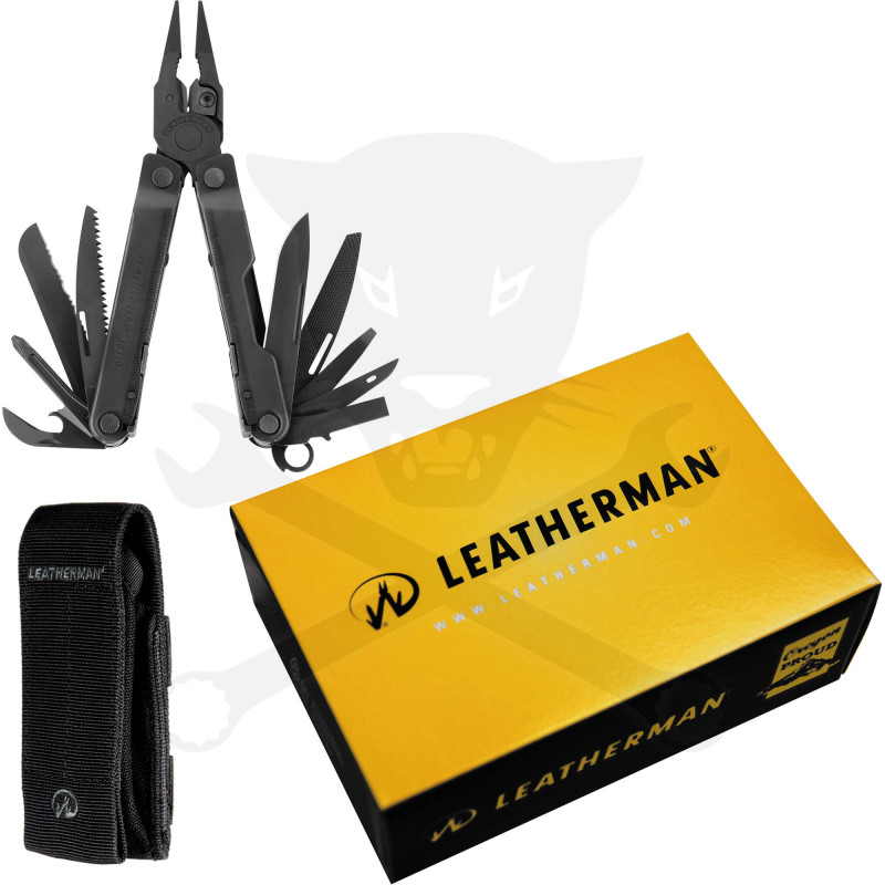 Multifunkciós szerszám Leatherman REBAR + Molle fekete tok -