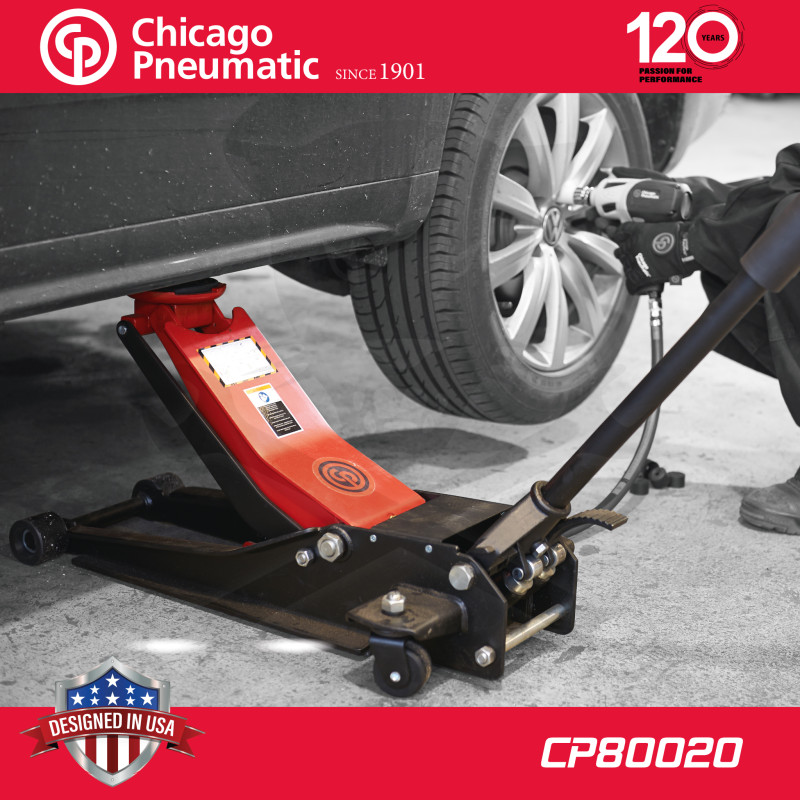 Emelő padló 2 t alacsony 75 - 505 mm krokodil - Chicago (CP80020)