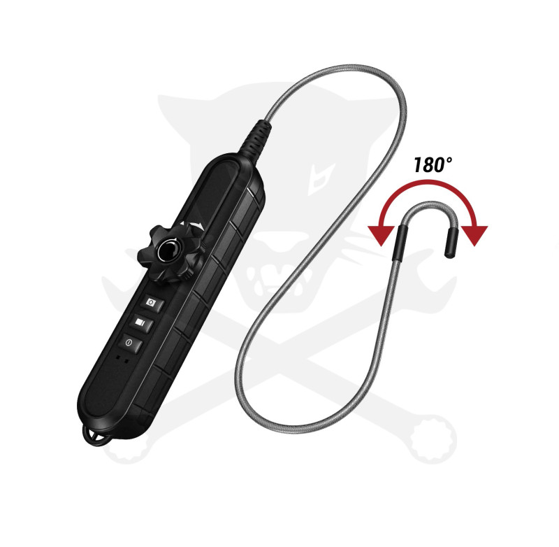 Videoszkóp - inspekciós kamera  4.5 mm-es flexibilis WiFis - Hubi