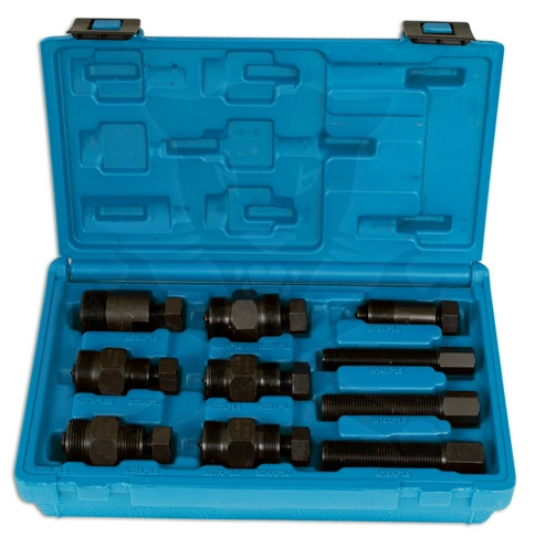 Motorkerékpár lendkerék lehúzó készlet 10 db-os 15 féle méret M14-M28