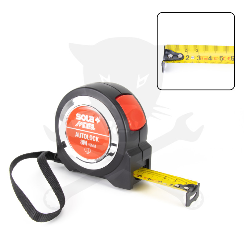 Mérőszalag   8 m x 25 mm SOLA EK-osztály 2