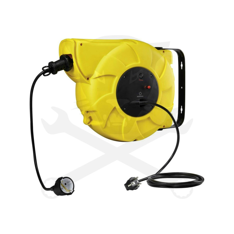 Kábeldob  9 m - IP20 kábel 3 x 1.5 mm2 - 2000W