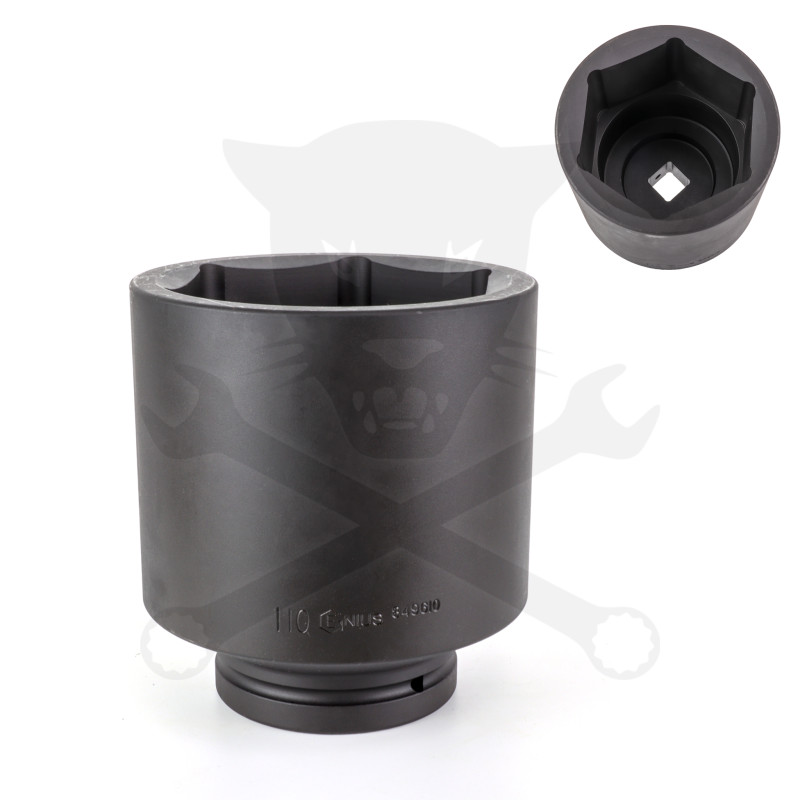 Légkulcsfej 1" 6 l.h. 110-es Genius