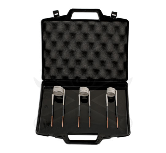 Indukciós melegítő kiegészítő fej készlet kerékanyákhoz 3 db:17-19-21 mm