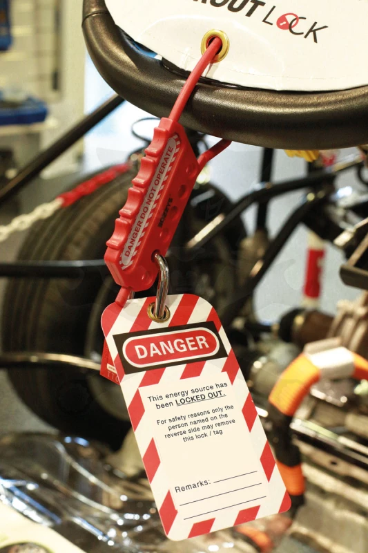 Biztonsági címke - ANGOL feliratos - Do Not Operate