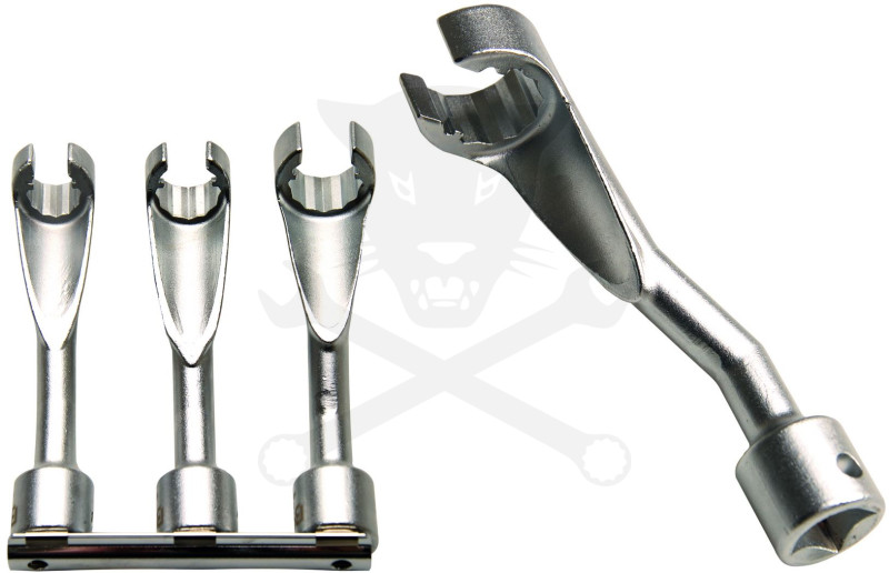Üzemanyagcső speciális kulcs 1/2" 3 db-os készlet 14-17-19 BMW-Opel-Merci
