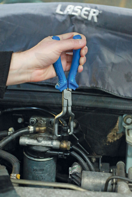 Fogó üzemanyagcső bontó C pofájú - Laser