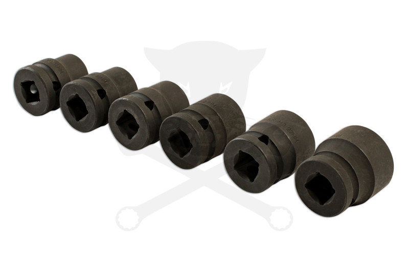 Csavarkiszedő készlet - sérült fejű csavarokhoz  6 db-os 17-24 mm 1/2"