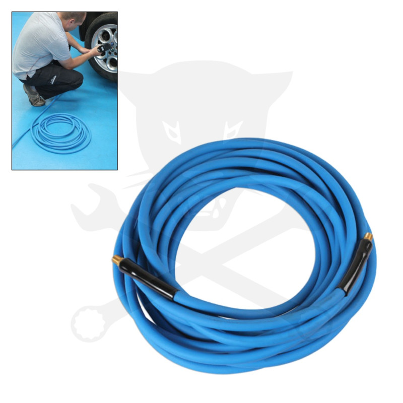 Levegőtömlő 9.5 mm x 15 m Kék - csavarodásmentes-szuperflexibilis