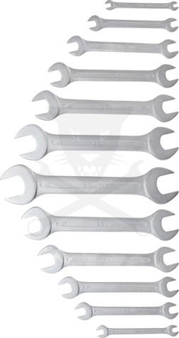 Villás-villáskulcs készlet 12 db-os 6-32 mm - hidegen kovácsolt - BGS