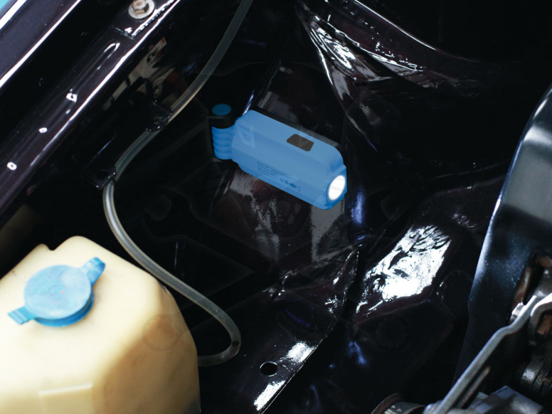 Szerelőlámpa - LED 02 COB akkus - USB - IPX5 összecsukható - Laser