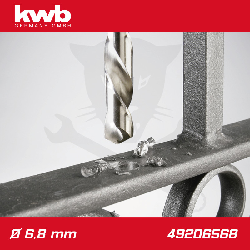 Csigafúró  6,8 mm HSS-G DIN 338 Silver Star, profi - KWB