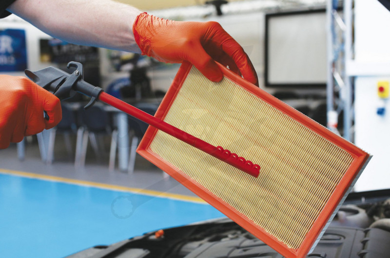 Lefújó pisztoly 6db oldalsó levegő nyílással szűrő takarításhoz -AT18