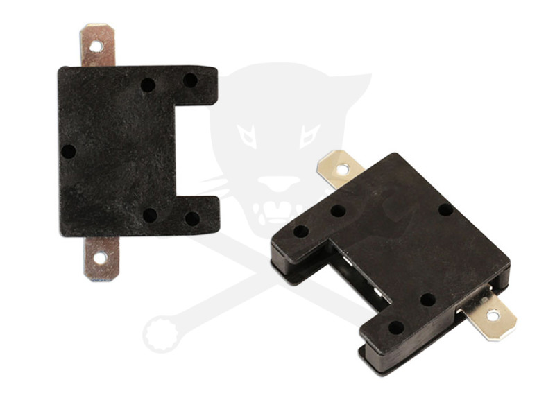 Biztosíték tartó, hagyományos kialakítású, (fekete)  1 db -