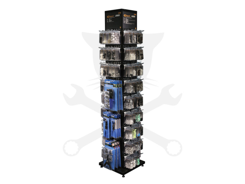 Műanyag patent állvány 484 Connect csomag és 12 db Laser termék