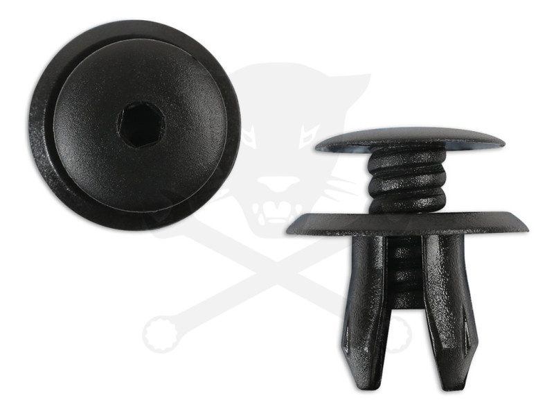 Műanyag patent készlet (Fekete) Audi és VW gépjárművekhez. 10 db-os -