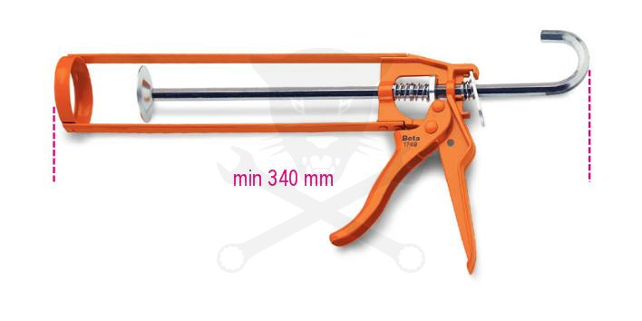 Kinyomó pisztoly fogasléces 340 mm - Beta 017490001