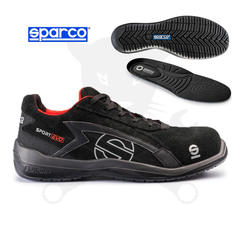 Munkavédelmi cipő SPARCO - Sport EVO S3 fekete 42-es
