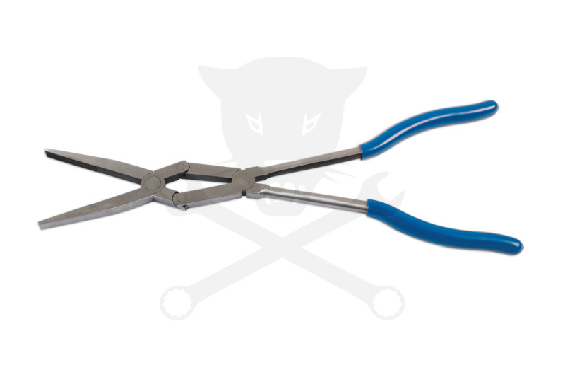 Fogó hosszúcsőrű - áttételes - lapos 340 mm