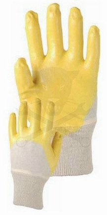 Kesztyű sárga nitril 09-es Houston