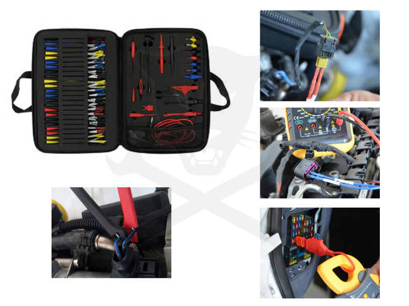 Autóvillamossági tesztkábel készlet professzionális - Hubitools