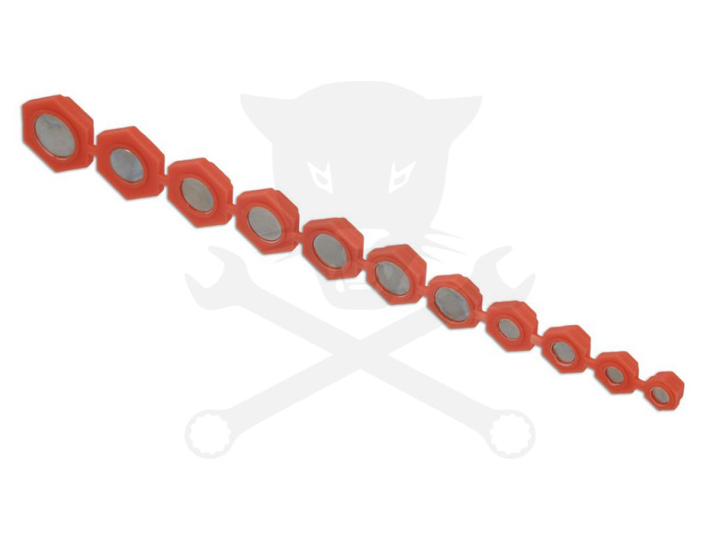 Dugókulcs belsejébe tehető mágnes betét készlet 8-19 mm 11 db-os készlet