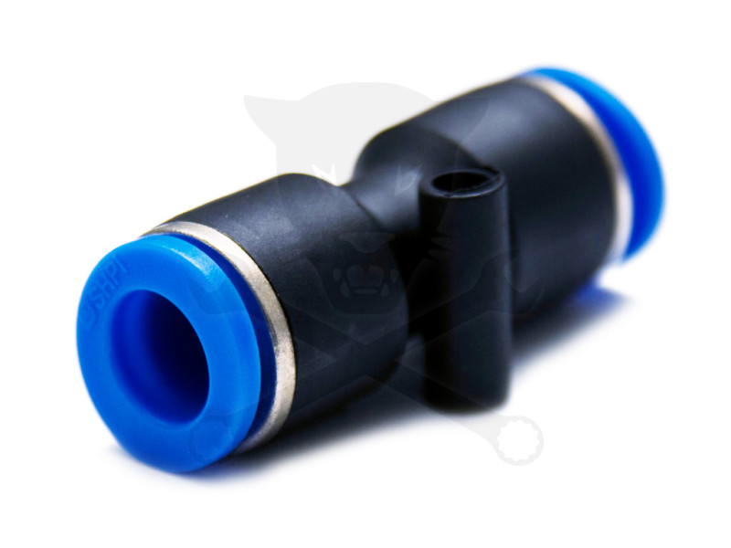 Levegős csatlakozó műanyag csőhöz, toldó elem  8 mm
