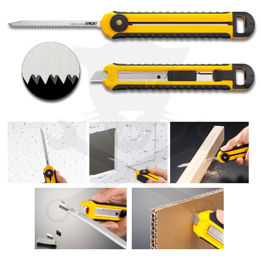 Vágókés OLFA 12,5 mm kés és fűrész kombi. - ipari