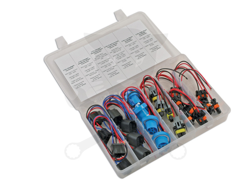 Csatlakozó készlet - Ford és GM fényszóró csatlakozó +vezeték- 24r.