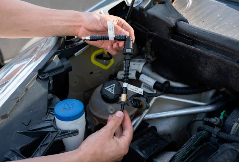 Nyomásteszter PressureDiag-hoz Adapter: Hűtőrendszer nyomásteszthez