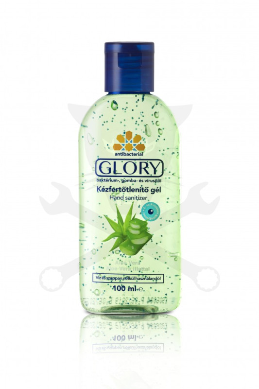 Kézfertőtlenítő gél - antibakteriális - 100 ml - Glory Aloe Vera