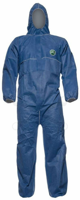 Védőruha-kapucnis vegyvédelmi 5/6-os OVERÁL eldobható XL-es -DuPont (CHF5-XL-K)