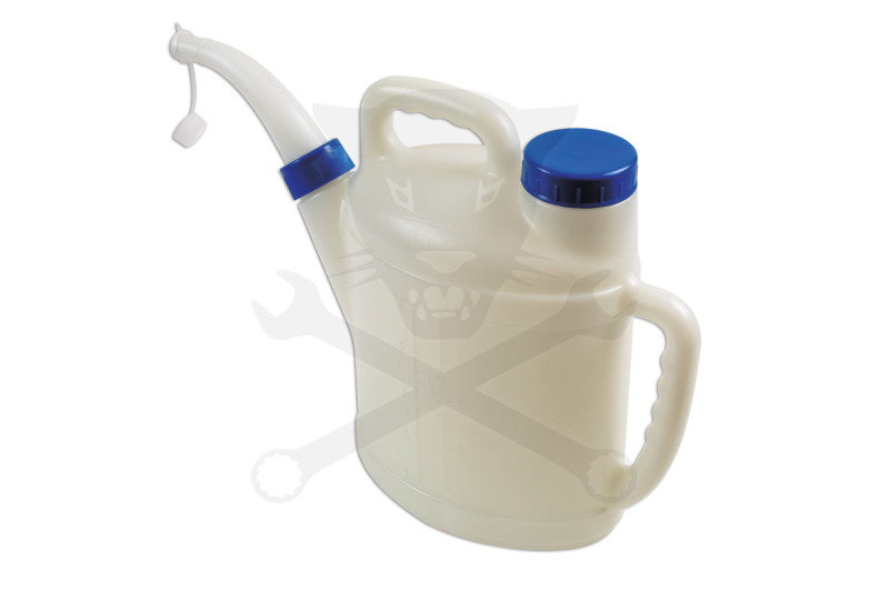 Olajbetöltő kanna  5 literes - skálázott - profi