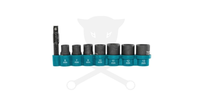 Dugókulcs készlet 1/4" 8 db-os 6-13 mm -  Makita