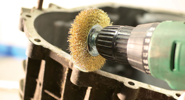 Drótcsiszoló kefe fúrógépbe fogható - 1/4" hatlap Laser