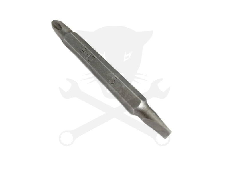 Bit, kétvégű PH2-Lapos 5.0 mm - 66 mm - Makita
