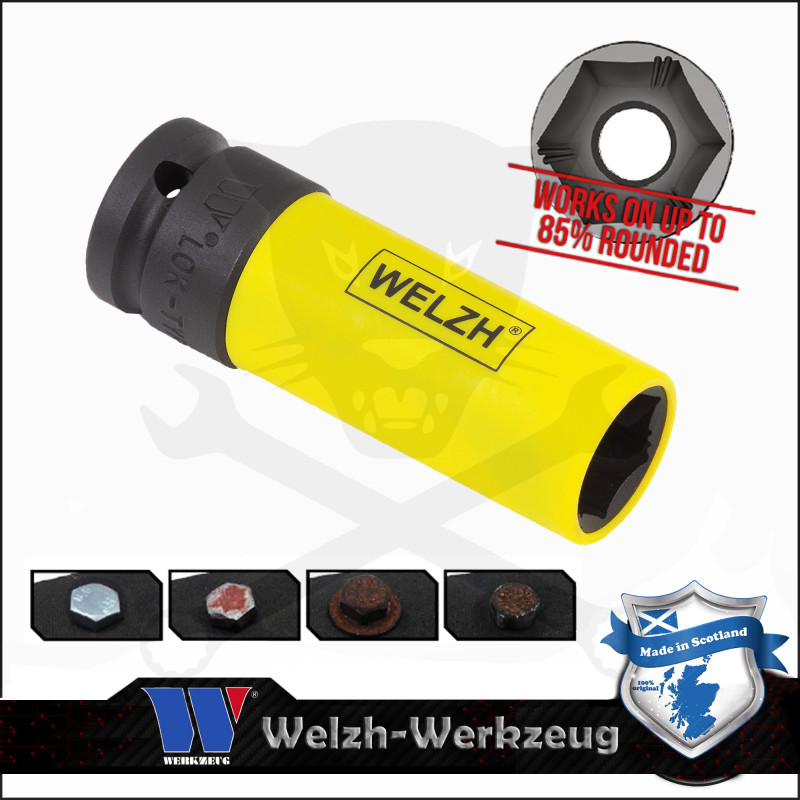 Légkulcsfej 1/2" alufelnihez 19 mm Lok-Typ - Welzh
