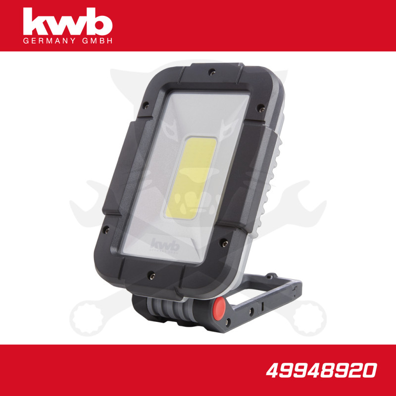 Szerelőlámpa - LED 01 COB 1521 lm akkus - USB - IPX5 összecsuk. - KWB