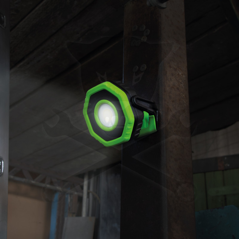 Szerelőlámpa LED 01 COB ledes - akkus, mágneses 360° forg.7W 700 Lumen