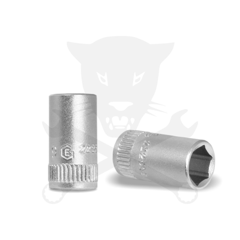 Dugókulcs - crowafej 1/4" 6 lap normál 11 mm Genius