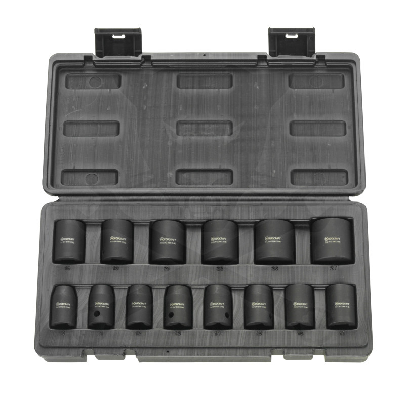 Dugókulcs - crowafej készlet 1/2" 6 lap normál 14 db - Roadcraft (RS4114)