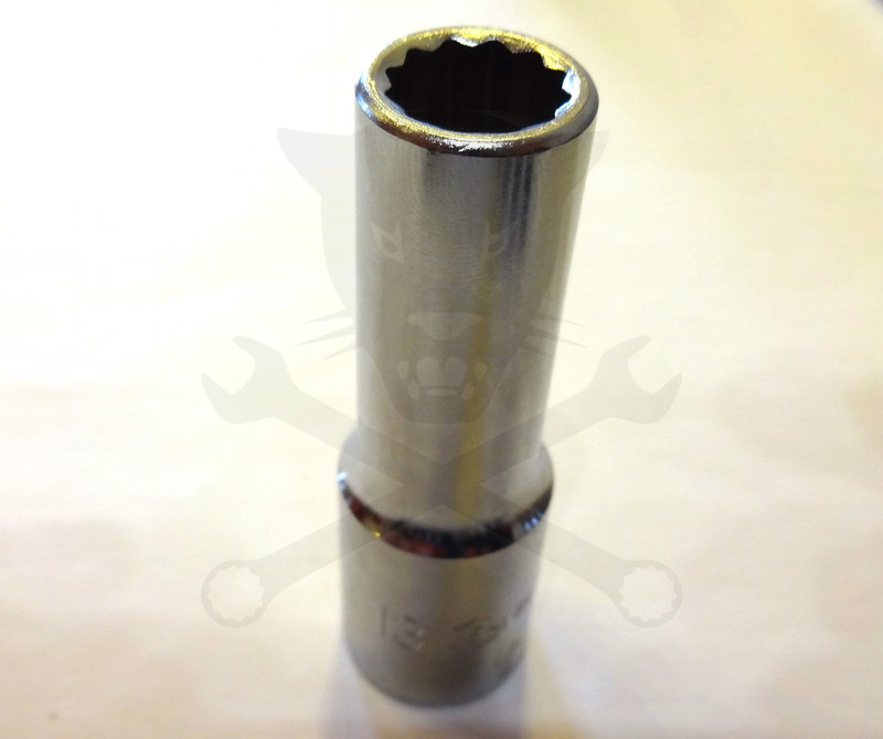 Dugókulcs - crowafej 1/2" 12 szög hosszú 13 mm Genius