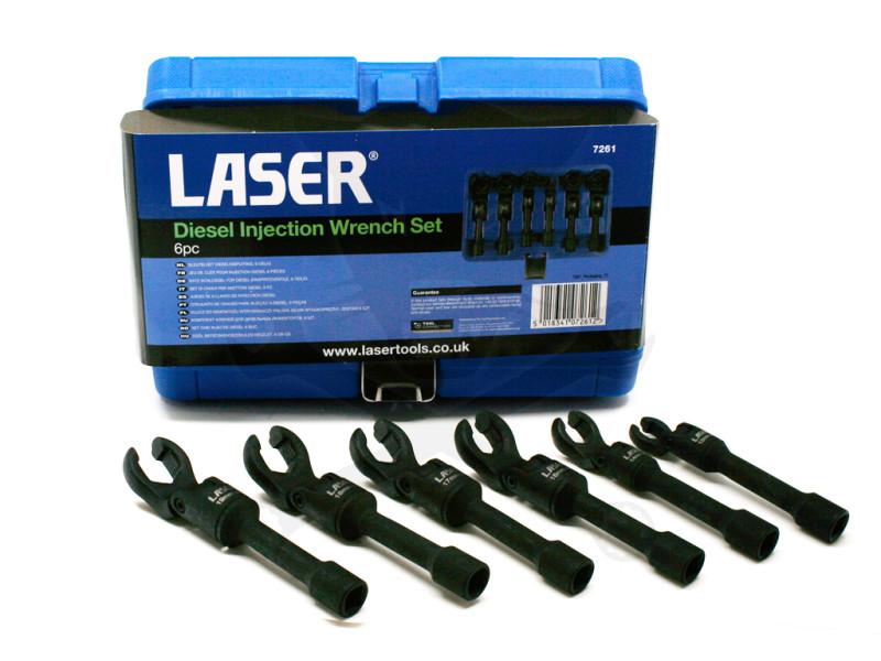 Üzemanyagcső speciálls kulcs készlet CSUKLÓS 6 db-os 12-19 mm