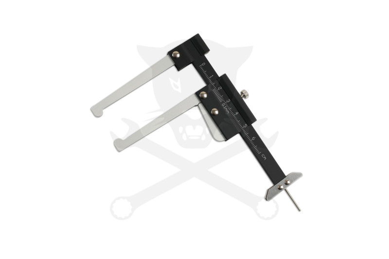 Féktárcsa vastagágmérő és Gumiabroncs mélységmérő 2:1-ben - Laser