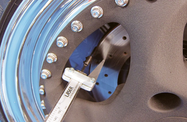 Féktárcsa vastagság méréshez adapter készlet normál tolómérőhöz