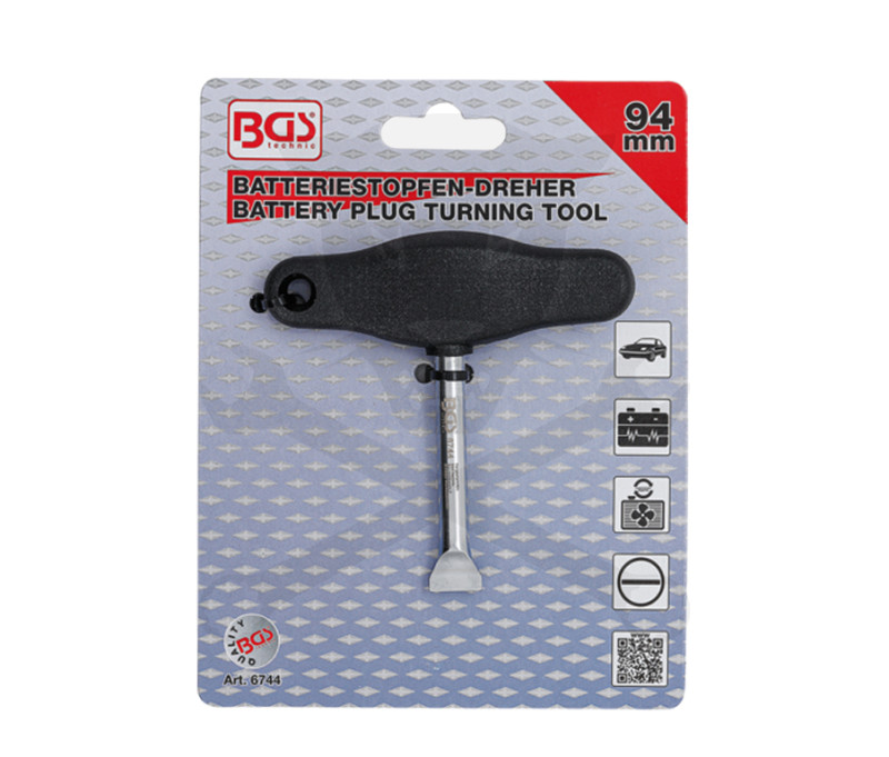 Akkumulátor betöltő nyílás kitekerő T-kulcs - BGS