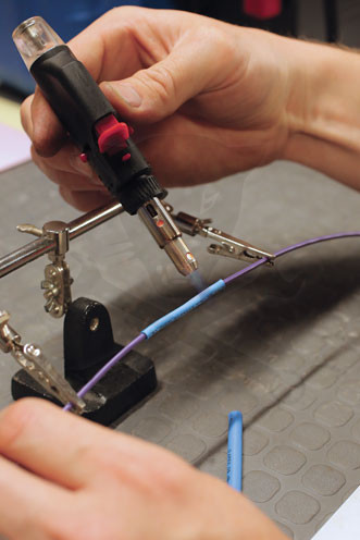 Zsugorcső készlet  - színes 162 db-os + gázos zsugorpisztoly készlet