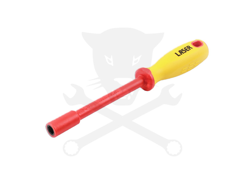 Szigetelt VDE 1000 V-os dugókulcs csavarhúzó 6 lapú  4 mm-es