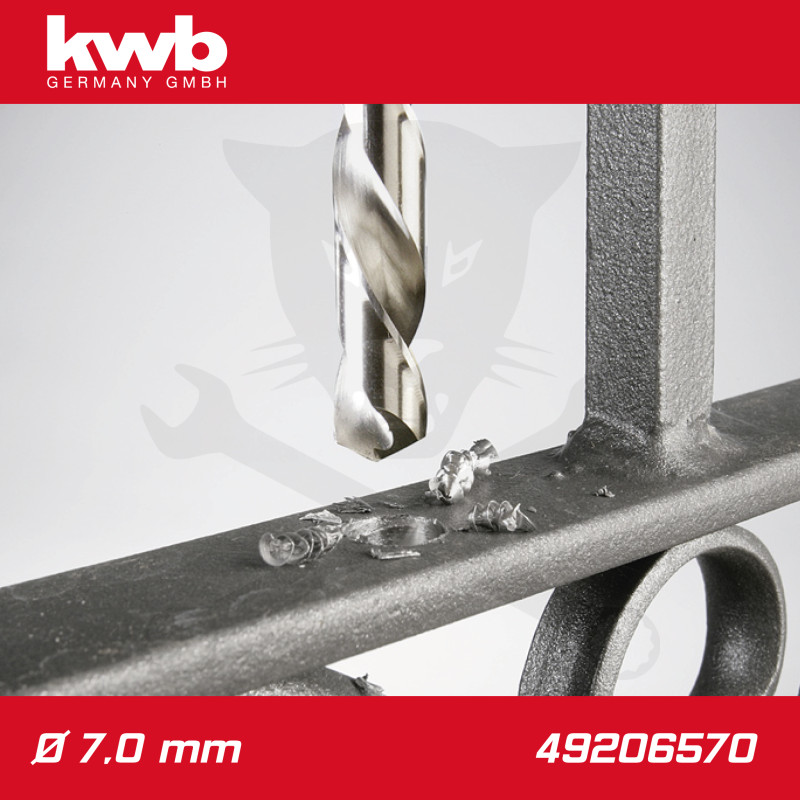 Csigafúró  7,0 mm HSS-G DIN 338 Silver Star, profi - KWB