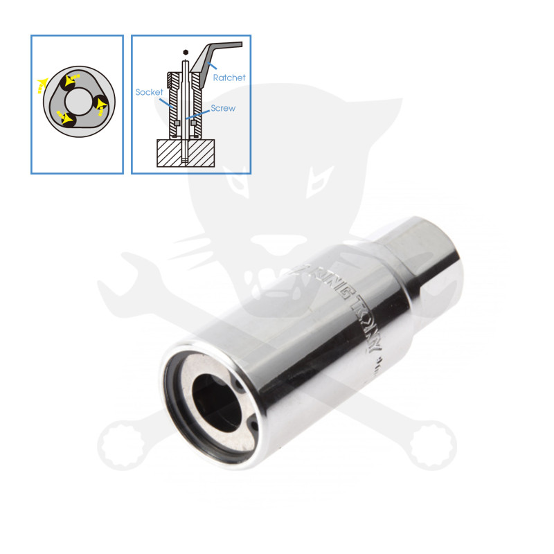 Tőcsavar ki- és behajtó fej M10